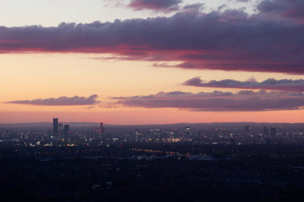 Werneth Low - dusk