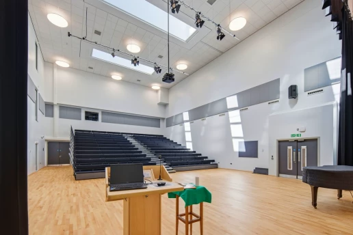 Multi-use performance and assembly hall